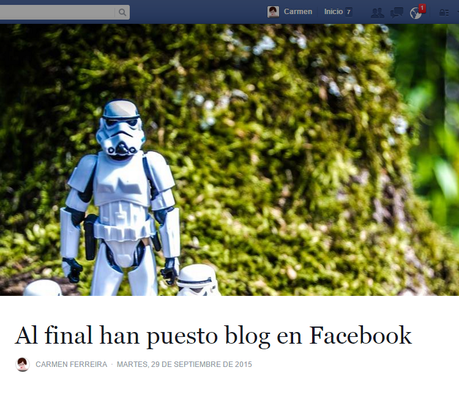 Ya está disponible la función de blog en Facebook