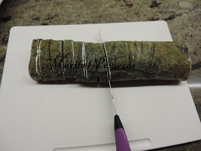 Brazo de gitano de espinacas, queso y salmón ahumado.