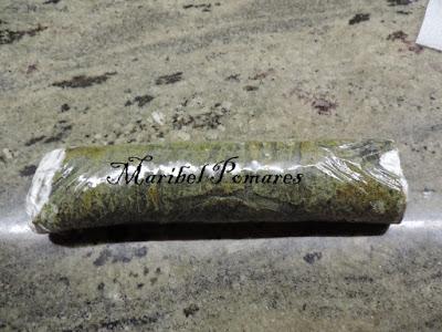 Brazo de gitano de espinacas, queso y salmón ahumado.