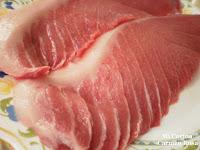 VENTRESCA DE ATUN ROJO A LA PLANCHA CON AJOS, LIMON Y PEREJIL