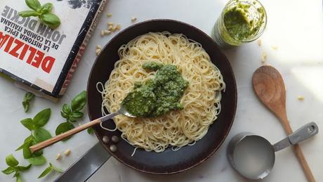 Pesto genovés. Un señor pesto. Otra receta para dummies.