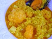 Arroz coliflor sepia