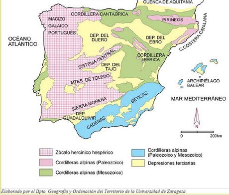 LA PENÍNSULA DURANTE LA ERA TERCIARIA