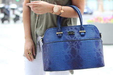 Electric Blue Bag