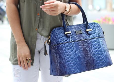 Electric Blue Bag