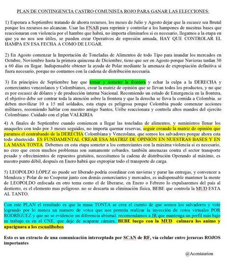 El plan electoral del PSUV para el #6D