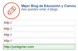 Premios Bitácoras 2015: «La Química en el siglo XXI» pide tu voto como Mejor Blog de Ciencia Votad Bitácoras