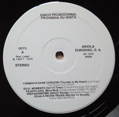 VA (Blondie) -Chrysalis Lp 1978