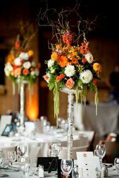5 propuestas de centros florales para bodas de otoño by Exclusive Weddings