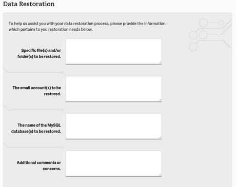 Como hacer una Solicitud de Restauración de Respaldo a Inmotion Hosting Como hacer una Solicitud de Restauración de Respaldo a Inmotion Hosting