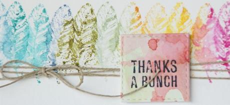 Tarjeta “Thanks a bunch” Tarjeta “Thanks a bunch”