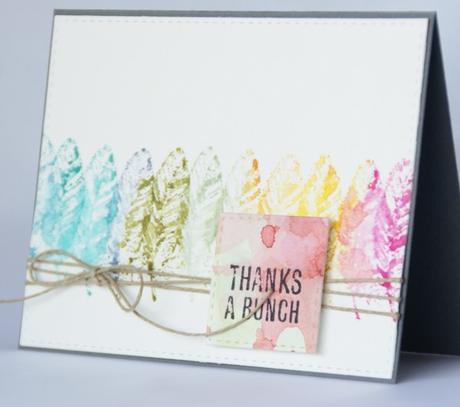 Tarjeta “Thanks a bunch” Tarjeta “Thanks a bunch”