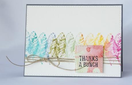 Tarjeta “Thanks a bunch”