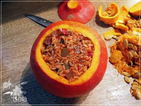 Juego de blogueros 2.0: Calabaza rellena
