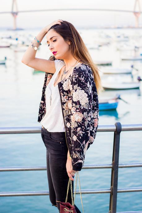 floral and ripped