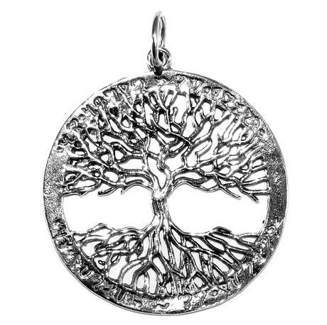 La Joya es la excusa, la Poesía es la historia arbol de la vida xl en plata