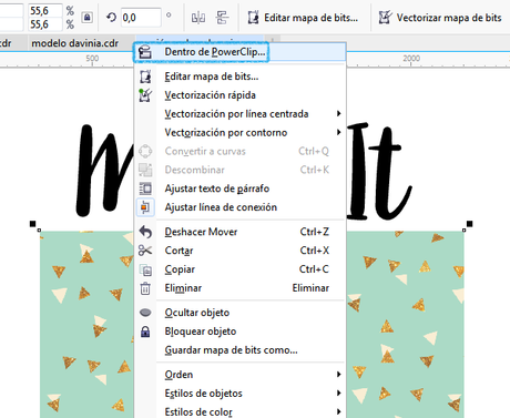 Corel Draw X7: textos y texturas