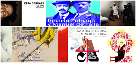 Agenda de exposiciones:  Dibujo Expándido, Zuloaga y de Falla, Kepa Garraza y el Alfabeto de Europa.
