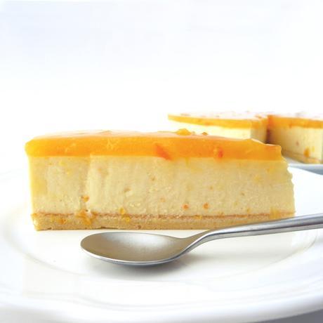 Tarta de queso & naranja