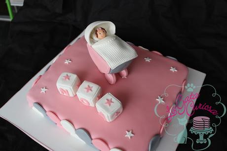 TARTA PARA EL BAUTIZO DE NOA