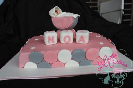 TARTA PARA EL BAUTIZO DE NOA