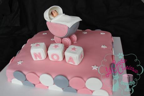 TARTA PARA EL BAUTIZO DE NOA