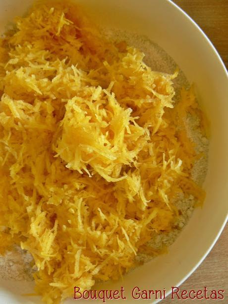 Carrot cake de zanahorias amarillas