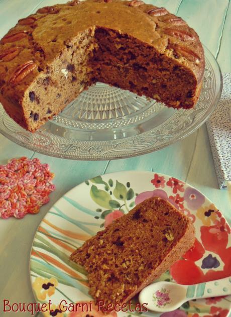 Carrot cake de zanahorias amarillas