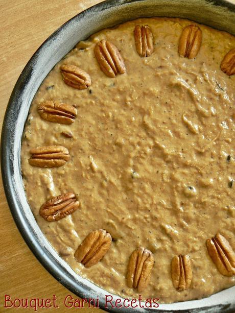 Carrot cake de zanahorias amarillas