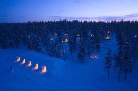 Snow and Glass Igloos