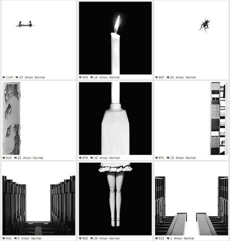 Los bonitos collages en blanco y negro de Ng Weijiang en Instagram
