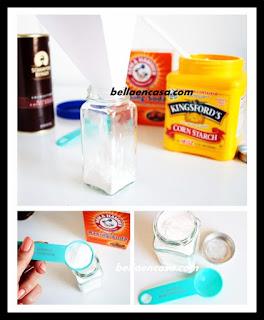 Elabora champú en seco casero paso  a paso