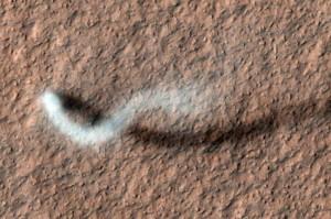 Demonio de polvo en Marte