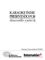 Karaoke Indie en Fotomatón