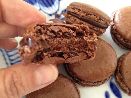 recetas delikatissen postres delikatissen macarons faciles y rapidos Macarons de chocolate Macarons caseros macarons cacao como hacer macarons en casa 