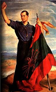 Cuarto aniversario de la muerte de José Antonio Primo de Rivera - 20/11/1940.