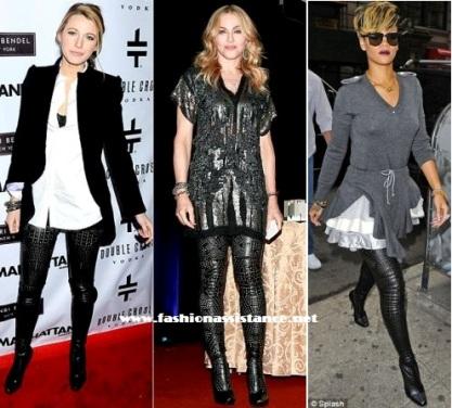 Blake Lively, Madonna y Rihanna adoran las botas perforadas de Stella McCartney