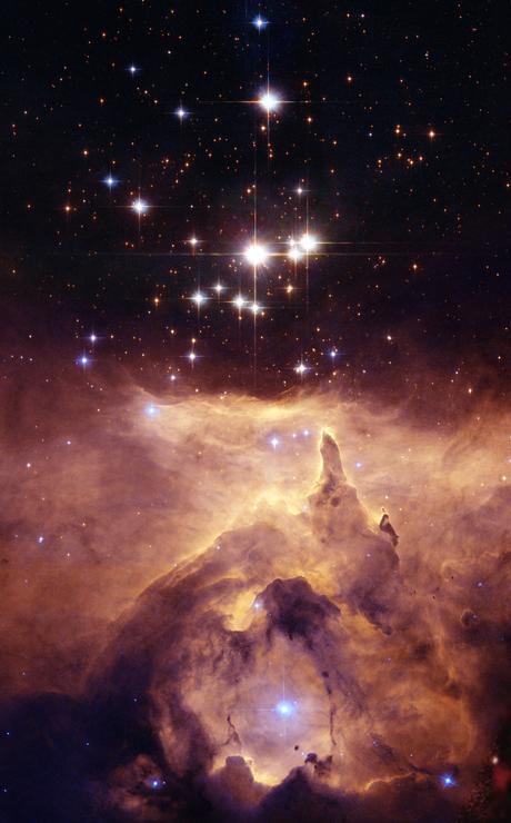 Una estrella masiva en NGC 6357
