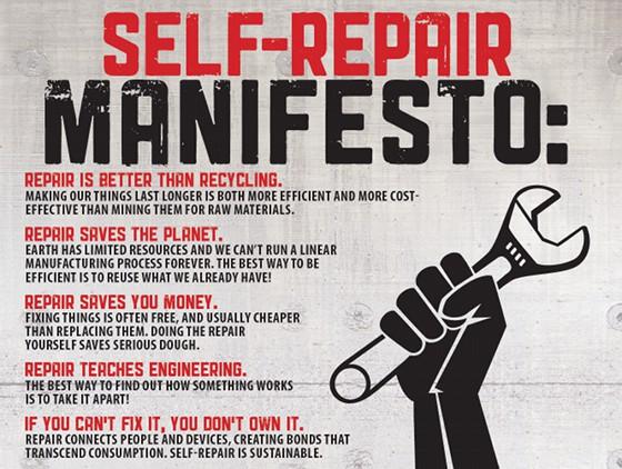 Self Repair Manifesto
