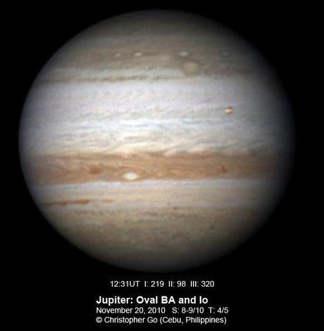 Las alteraciones atmosféricas de Júpiter se extienden