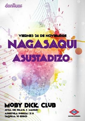 SORTEO DE UNA ENTRADA DOBLE PARA CONCIERTO DE ASUSTADIZO Y NAGASAQUI