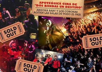 Arizona Baby y Los Coronas arrasan en la gira