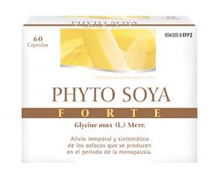 Phyto soya forte. “La primera alternativa natural y eficaz para el tratamiento de los trastornos de la menopausia.”
