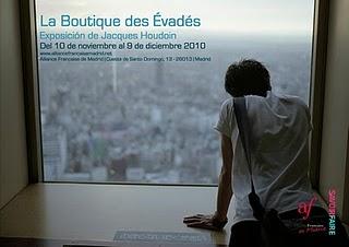 Exposición  “La Boutique des Évadés” del fotógrafo Jacques Houdoin en Alliance Française de Madrid.