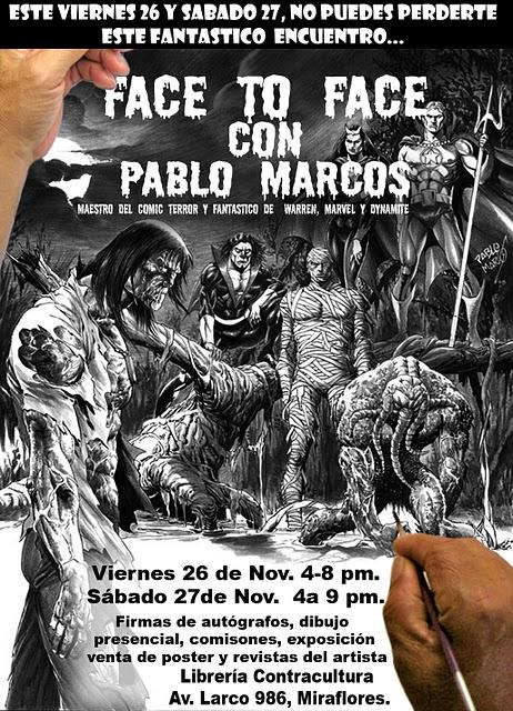 Ya esta todo preparado para el encuentro con Pablo Marcos