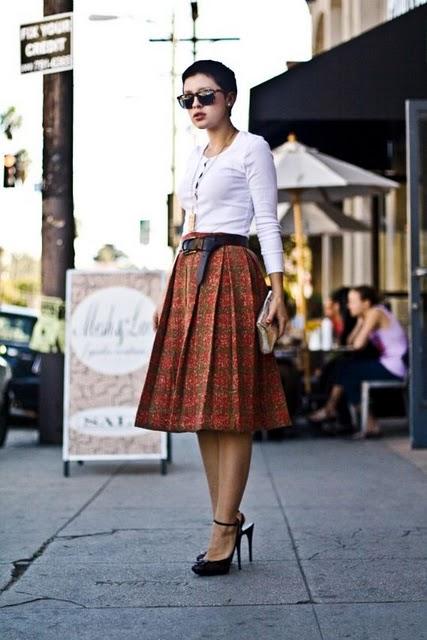 FALDAS AÑOS 60. / MIDI SKIRTS.