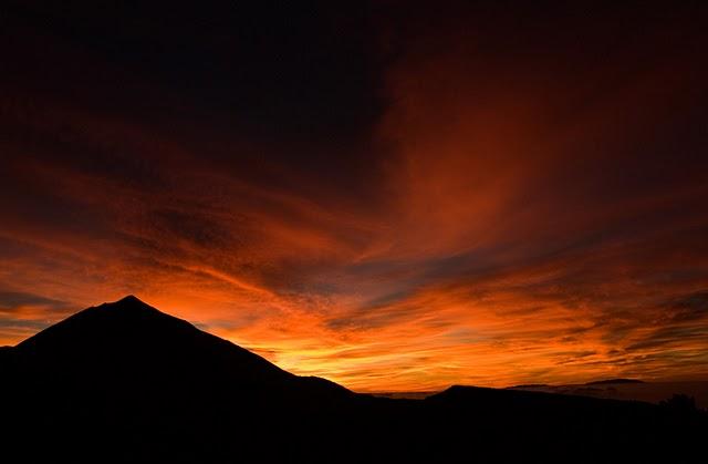 Atardecer desde Izaña.Parque Nacional del Teide.Tenerife