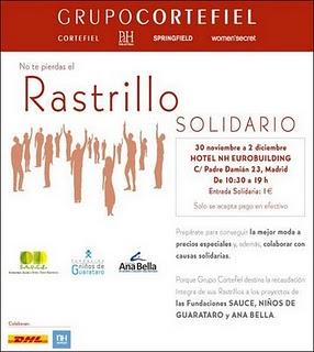 GRUPO CORTEFIEL: RASTRILLO SOLIDARIO GRUPO CORTEFIEL: RASTRILLO SOLIDARIO