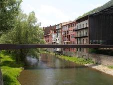 Plaza puente Ripoll, Pirineo catalán