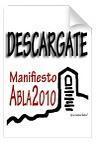 MANIFIESTO ABLA2010